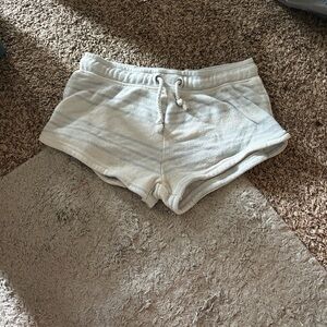 Olive & Grey Low Waisted Women's Casual Light White & Blue Beachy Shorts
